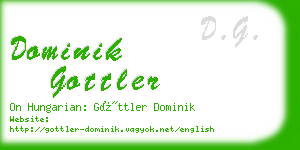dominik gottler business card